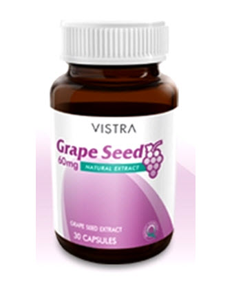 00209: Vistra Grape Seed Extract 60 mg 30 เม็ด